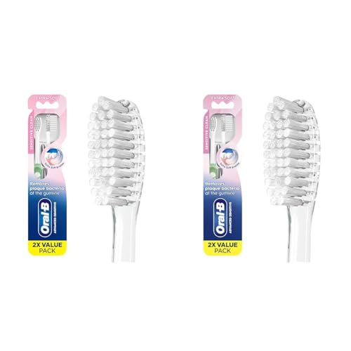 Image of Oral-B Sensi-Soft Toothbrushes, Ultra Soft, 2 Count (Pack of 2)