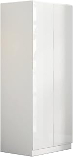 Luxury Life Carlton Chest of Drawers Bedside Cabinets (2 Drawer Bedside, Matt White)