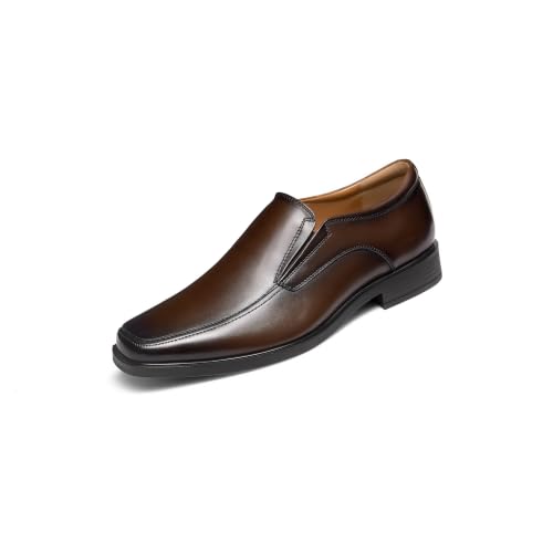 Image of GIFENNSE Mens Loafers Leather Slip-on Dress Shoes