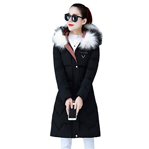 Parka d'hiver femme coupe slim contre le froid mi-longue