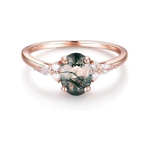 ITI KUOLOLIT Natural Moss Agate Engagement Ring Cover