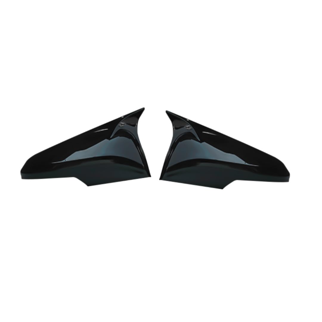 Batman Style Car Mirror Cover, Compatible with Fortuner/Hycross/Crysta/Hilux, Glossy Black, ABS Plastic, Set of 2 (Mirror not included), 24x16x10 cm.-picture-32