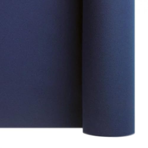 SANYGIENE Rouleau Nappe Bleu Marine Intissé | Largeur 1,20 m - Longueur 25 m | Toucher et Effets Tissu | Imperméable | Gamme Prestige | Table de Fêtes,...