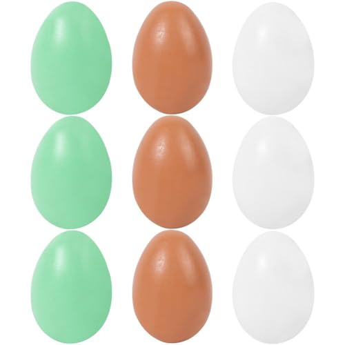 Œufs en bois incassables de Pâques pour jeux de tir de précision - 2
