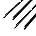 AMCCM Weather Stripping Window Trim Fit For Toyota Land Cruiser 100 Series,1998-2007 For Lexus For LX450,Black 4PCS Car Outer Door Window Trim Seal Belt,Replace 75710-60061, 75720-60061