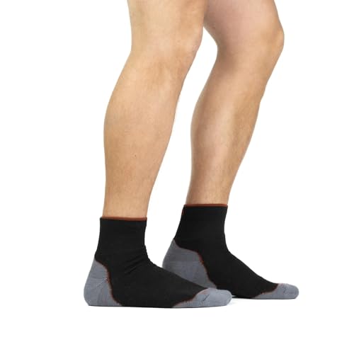 Image of Fox River Men's Basecamp 2.0 Lightweight Quarter Crew Hiking Socks | Merino Wool | Wick Dry | URFit Arch Support