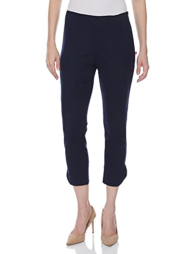 Image of BIBA Viscose Solid Regular Casual Pants