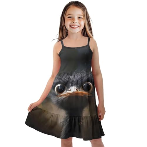Upetstory Summer Spaghetti Strap Dress for Girls Kids Teen 3-14 Beach Sundress