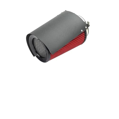 Filtro de admisión de aire frío for coche con cubierta protectora de acero inoxidable, ajustable, universal, de alto flujo, for uso deportivo.(7.9-3inch Filter)