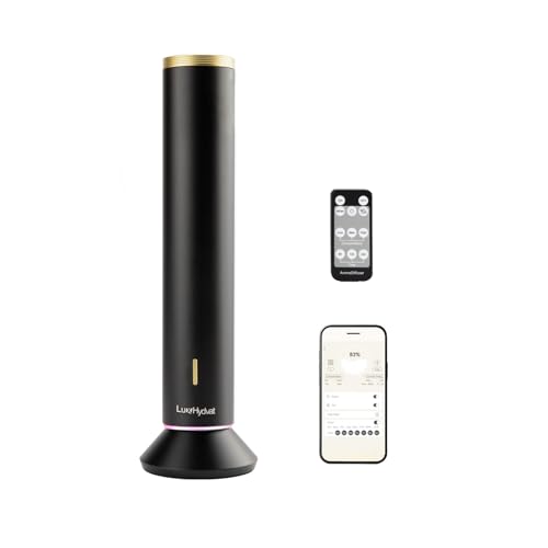 New Upgraded Waterless Scent Oil Nebulizer – Smart App & Remote Control, Covers Up to 4000 Sq Ft,...