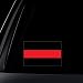 Thin Red Line Car Decal / Sticker