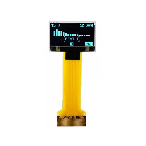 senzooe 0.96 inch OLED Display Screen 128 x 64 LCD Screen SSD1315 I2C Interface SPI (Blue)