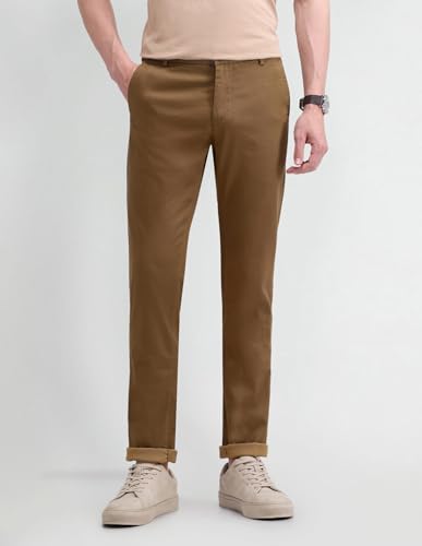 Image of Arrow Men's Mid Rise Slim Pants