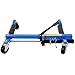 Geelife Car Dolly Set of 2, Hydraulic Tire Jack with Foot Pedal Lift, 1,500lbs Blue