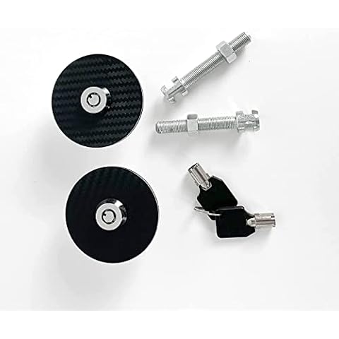 OCC MOTORSPORT BLACK/SILVER KIT CLOSURE OF BONNET WITH KEY Cover