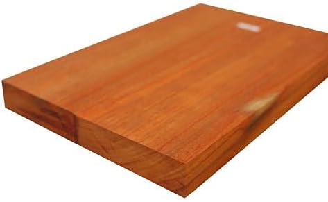 Exotic Wood Zone African Padauk Explorer Guitarra EléctricaBajo Musical Luthier Tonewood Body Blanks 28 x 18 pulgadas x 1-34 pulgadas - Cepillado