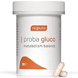 Nupure® Proba Gluco Metabolismo PRO – Formula 5-in-1 ad alto dosaggio con Berberina, Cromo, Reducose® e Lactobacillus, con ingredienti selezionati per il metabolismo dei macronutrienti, 30 capsule