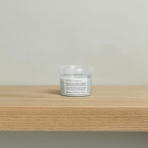 Image of Davines MINU /Conditioner, Illuminating Protective Formula for Color Treated Hair - Detangles & Preserves Cosmetic Color with Green Coffee - Softens & Adds Silky Shine