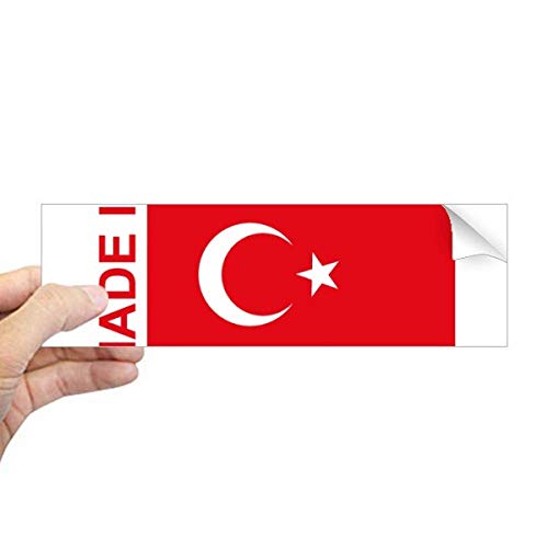 Adhesivo de Turquía Country Love rectangular DIYthinker diseño nítido