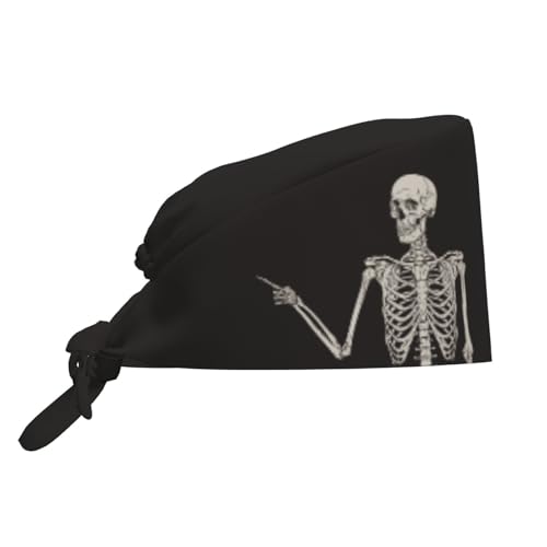 Image of Working Cap Scrub Cap with Sweatband Adjustable Unisex Women Tie Back Hat Nurse Surgical Caps