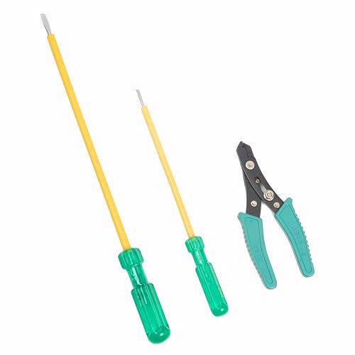 TAPARIA, 3 PC INSULATED SCREWDRIVERS CUM WIRE STRIPPER (5”) SET (842 I, 938 I, WS 05). Used for Industrial application, DIY, Electricals, Carpentary, Plumbing, Professional and Home use. (B0DCJF6VQ8) Amazon Price History, Amazon Price Tracker
