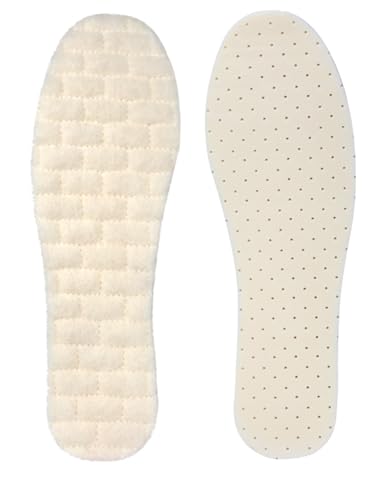 3 pares de plantillas de fieltro de lana para invierno miniatura 1