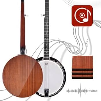 12弦バンジョー 木製ボディ メタルフープ付き 12弦バンジョー 木製ボディ メタルフープ付き