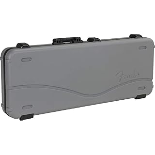 Fender® »DELUXE MOLDED STRAT®/TELE® CASE« Étui pour guitare électrique – Couleur: Inca Silver - Les Beatles, Paul McCartney, John Lennon, RIngo Starr, George Harrison