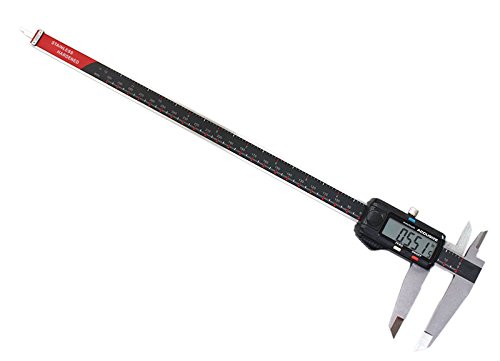 Accusize Industrial Tools 0-8'' / 0-200 mm Elctronic Digital Caliper with Extra Large Screen, Left-Hand, 0.0005''/0.01 mm Resolution, Ab11-L108