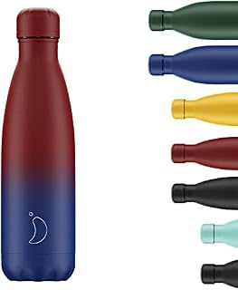 Chilly's Water Bottle - Stainless Steel and Reusable - Leak Proof, Sweat Free - Gradient Matte - 500ml