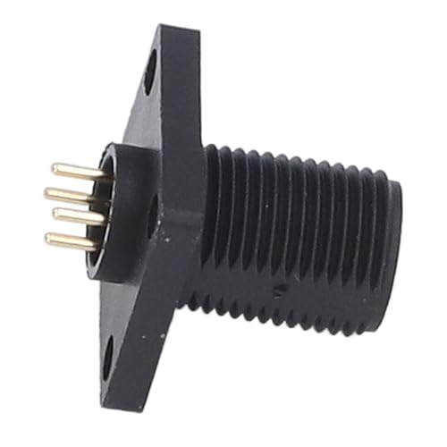Conector tipo aviation 4 pines IP67 con rosca miniatura 3