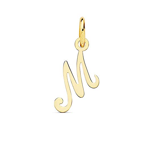 Pendentif Gold 18K Lettre anglaise m supérieur et 10 mm. Lisa Calada Cover