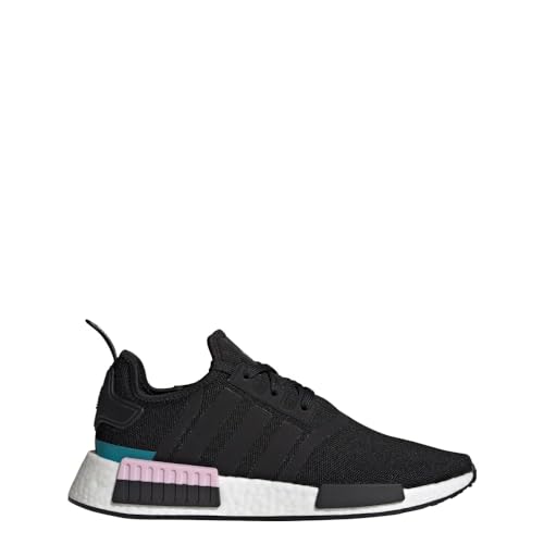 Image of adidas NMD R1 Shoes Men Casual Running Shoes IG3077 (Black /Black /White), Size 6