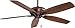 Minka Aire F688-DBB Kola - Ceiling Fan in Transitional Style - 15.5 inches tall by 52 inches wide, Finish Color: Dark Brushed Bronze, Blade Color: Dark Maple/Dark Walnut