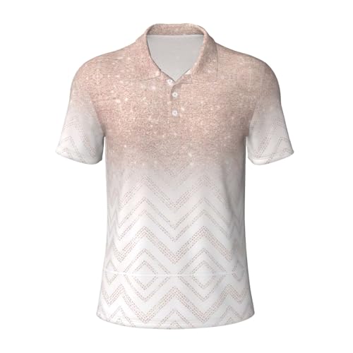 Polo respirant homme fini la transpiration avec style motif pailleté