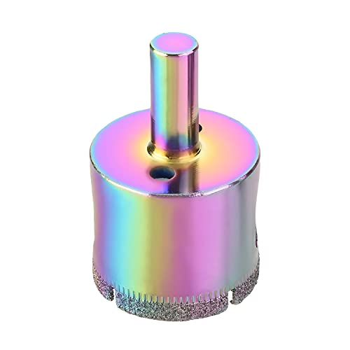 Utoolmart ガラスドリル ホールソー ドリルセット ドリルビットセット ガラス タイル用 ドリルビット ホールソーセット コアビット ガラス 穴あけ 混合 ガラス 研削 加工 穴あけ 硝子 大理石 陶器 レンガ タイル カッター カラフル 35mm 2pcs