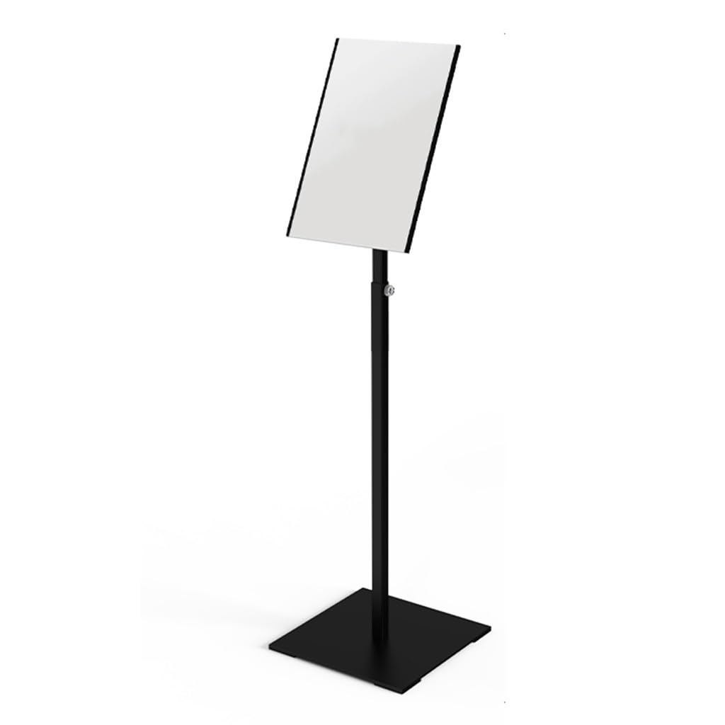 Support panneau A4 multicolore et présentoir affiche sur pied noir - 2