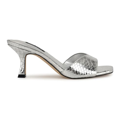 Nine West Femme Rokke Sandale à Talon aiguille bout ouvert nu-pieds habillés tendance