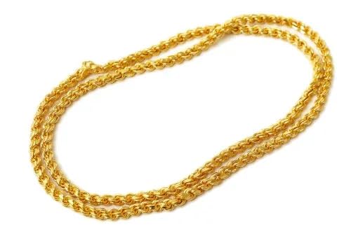 See full amazon price history chart for ELEGANTDREAM 30 Inch Long One gram Gold Polish and Rope Chain Design (100% Gold Finish Long Lasting Polish Unbreakable) 1+ Year Guaranteed Chain Women… ELEGANTDREAM 30 Inch Long One gram Gold Polish and Rope Chain Design (100% Gold Finish Long Lasting Polish Unbreakable) 1+ Year Guaranteed Chain Women… (B0CXJHT4WK) Amazon Price History, Amazon Price Tracker