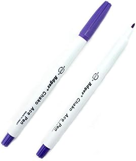 HAND Premium Air/Water Erasable Purple Fabric Marker Pen - Pack of 2