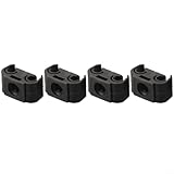 Filteilect Bremsleitungsklemmenhalter 4,75 mm für A4/S4/für A6/S6/A8/S8/RS4 und/für Scirocco/für Sharan/Seat für Alhambra/für Ariosa/für Cordoba/für Ibiza/für Toledo, 40 Stück, schwarz