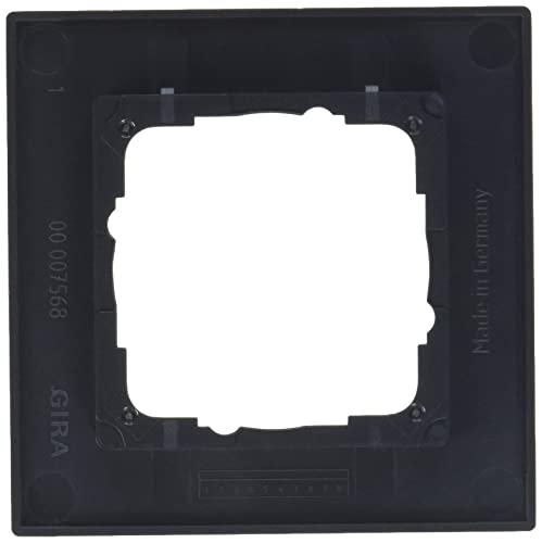 Gira 0211235 Abdeckrahmen E2 1-Fach flach, anthrazit
