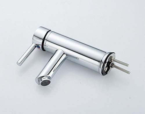 Robinet de lavabo cascade chromé économique pour eau chaude et froide