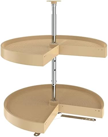 Rev-A-Shelf 28" Dual Tier Pie-Cut Lazy Susan Organizer for Base C...