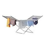 DMD Collective - Electric Heated Clothes Dryer, Folding Energy-Efficient, Indoor Airer Wet Laundry Drying Horse Rack, 15kg Capacity, 20 Heated Bars, Foldable Wings Low Wattage 230W