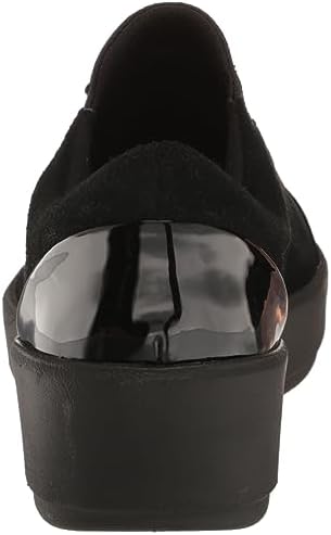 Clarks Women's Layton Rae Sneaker, Black/Black Suede, 10 Wide | Image 2