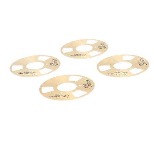 Premium Metall Rolle Attorno Alla Banda di Cassette per Registrazioni Musicali Performance Stabile Blank Cassettes Adesive Tape Ideale per gli Appassionati di Fai -da -te in Lega di GOLD