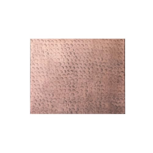 SINDA 13 Inches Copper Range Hood Ventilation Duct Cover Antique Copper Light Hammered