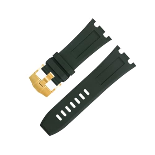 Bracelet montre caoutchouc 28mm luxe souple pour sangle AP 15710 15703