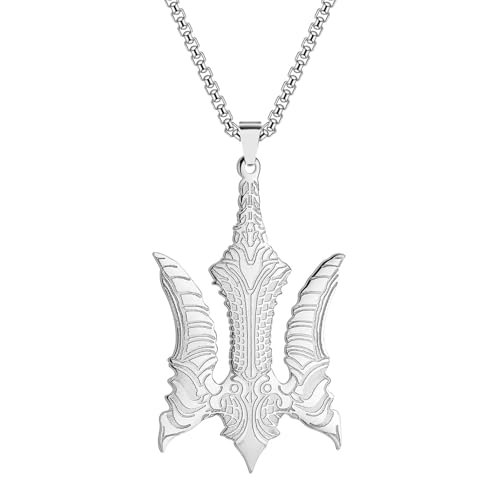 Bijoux Vikings hommes au relief Giger en relief pour un style punk vintage durable
